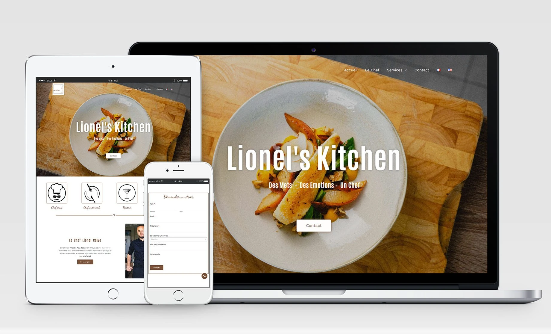Site Lionel's Kitchen